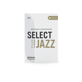 Palheta Para Saxo Soprano D Addario Select Jazz Orgânica Com Corte 2 Dura