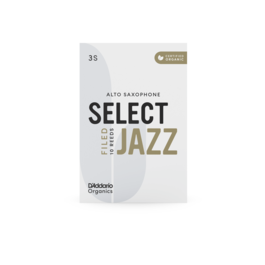 Palheta Para Saxo Alto D Addario Select Jazz Cortada Orgânica 3 Suave