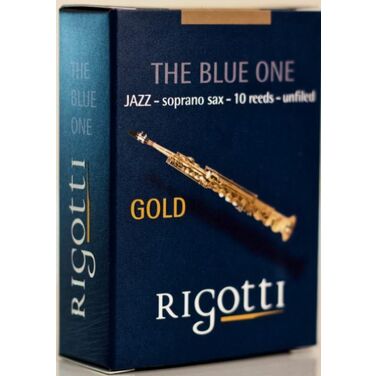 Palheta Para Saxo Soprano Rigotti Gold Jazz 3 1/2 Leve