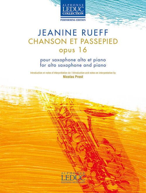 RUEFF, JEANINE.- CHANSON ET PASSEPIED OP.16'