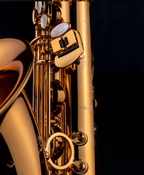 Saxofone Tenor Selmer Supremo Banhado A Ouro Gravado Aug