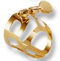 Braçadeira Para Saxo Barítono Tradição Banhada A Ouro Bg L-61