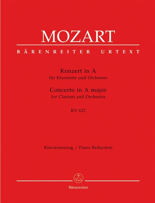 MOZART, WOLFANG AMADEUS.- CONCIERTO EN LA MAYOR KV.622 (CLARINETE EN LA)