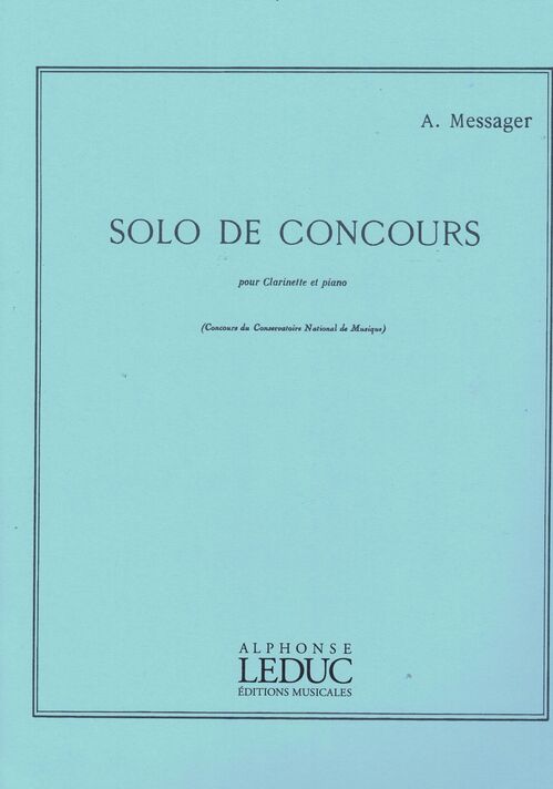 MESSAGER, ANDRÉ.- SOLO DE CONCURSO